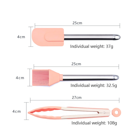 Набор формы силиконовые для выпечки 8 штук,комплект кухонных пренадлежностей с прихваткой,цвет розовый Каменец-Подольский
