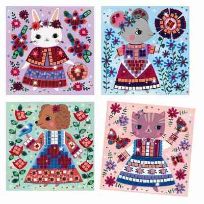 Набір для творчості Djeco Милі тваринки мозаїка (DJ09425) Вінниця