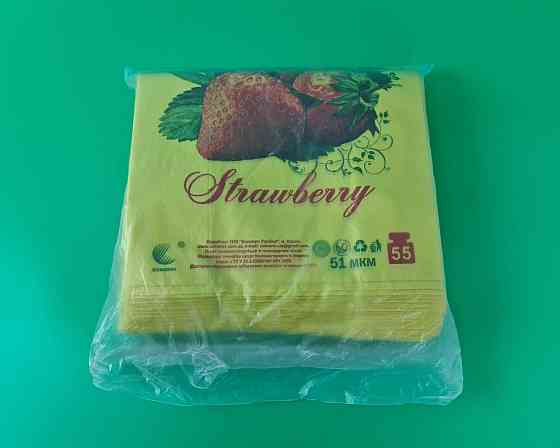Пакет майка полиэтиленовая (тип FA) 30*55 Клубника ''Комсерв'' 50 мкм (100 шт) Харьков