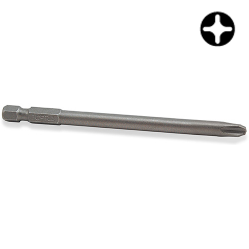 Біта для шурупокрута TOPTUL 1/4" 100 мм PH2 FSIB0802 Чернігів - фото 1