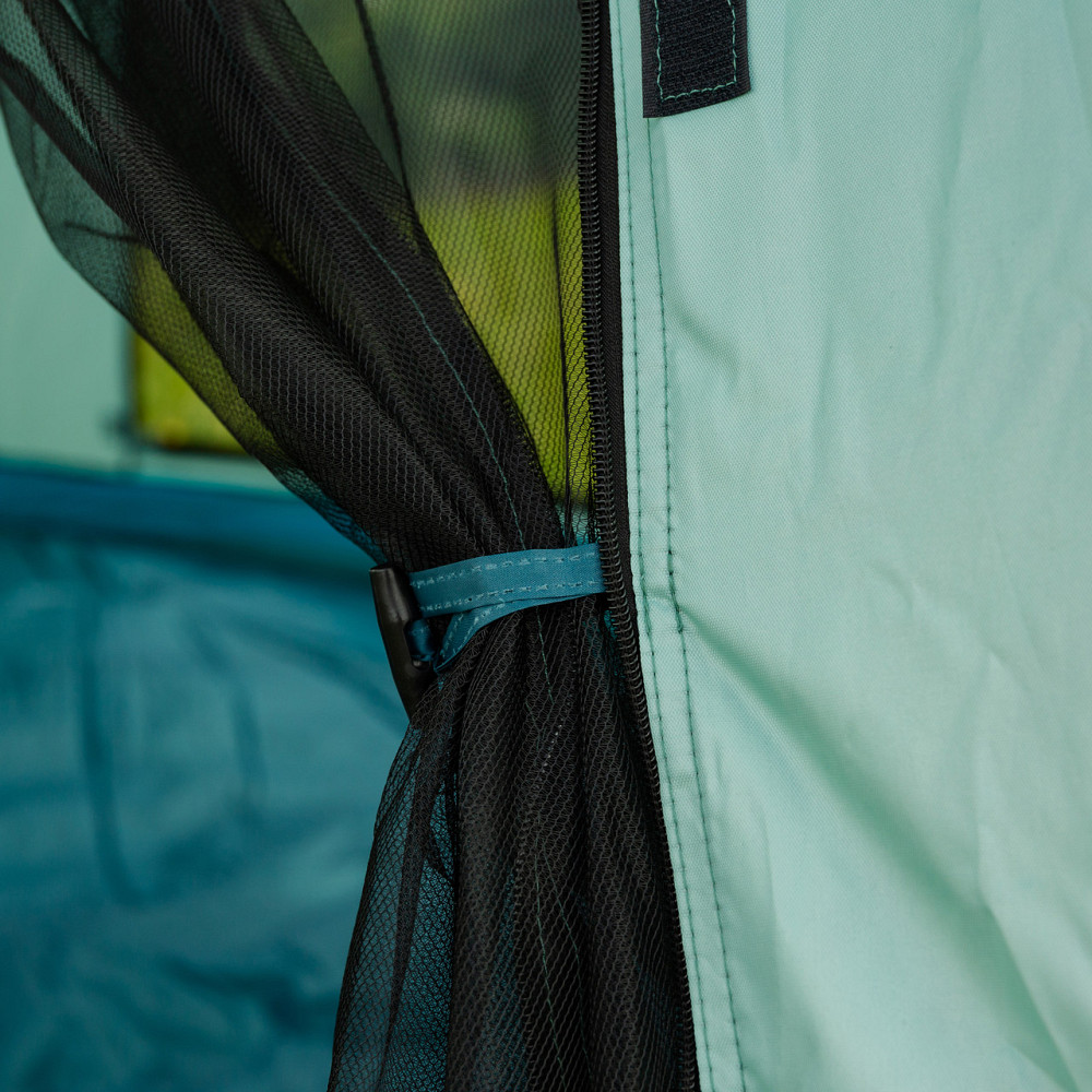 Намет кемпінговий 3-місний з тентом 235*235*155 см синій LU005BL Коломыя - изображение 5