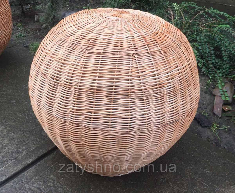 Плетеный светильник | люстра из лозы | дизайнерская плетеная люстра Киев - изображение 8