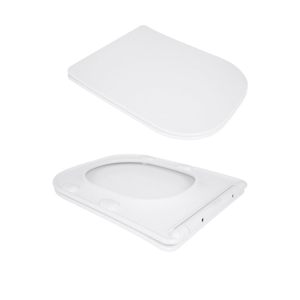 Унітаз підлоговий Qtap Stork Ultra Quiet 630×350×805 мм із сидінням Soft-close, White QTSTO27W49260 Київ - фото 8