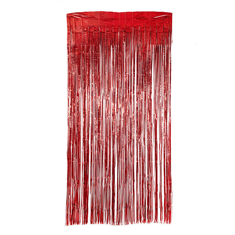 Дощик для фотозони з голограмою 1 м на 1 м червоний Київ - фото 4