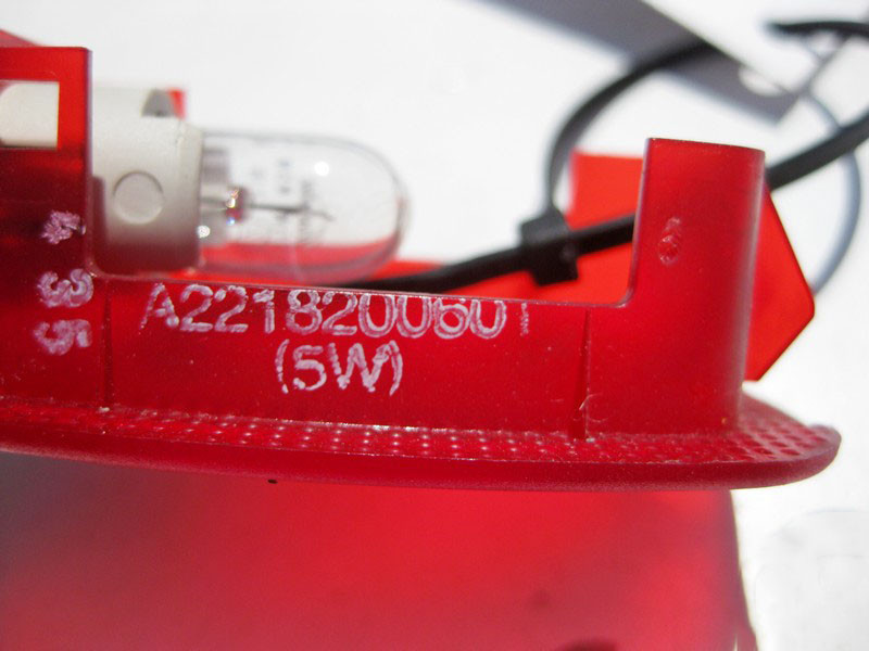 Mercedes-Benz  A2218200601 Плафон дверної картки S-Class W221 Одеса - фото 3