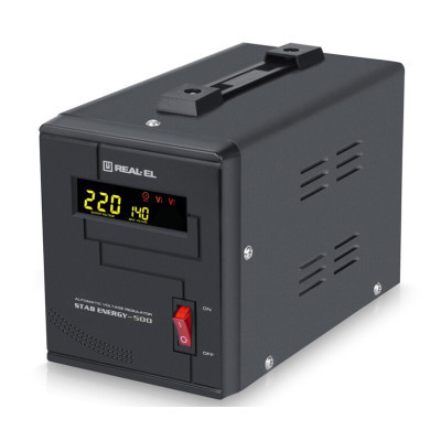 Стабилизатор REAL-EL STAB ENERGY-500 (EL122400011) Винница - изображение 3