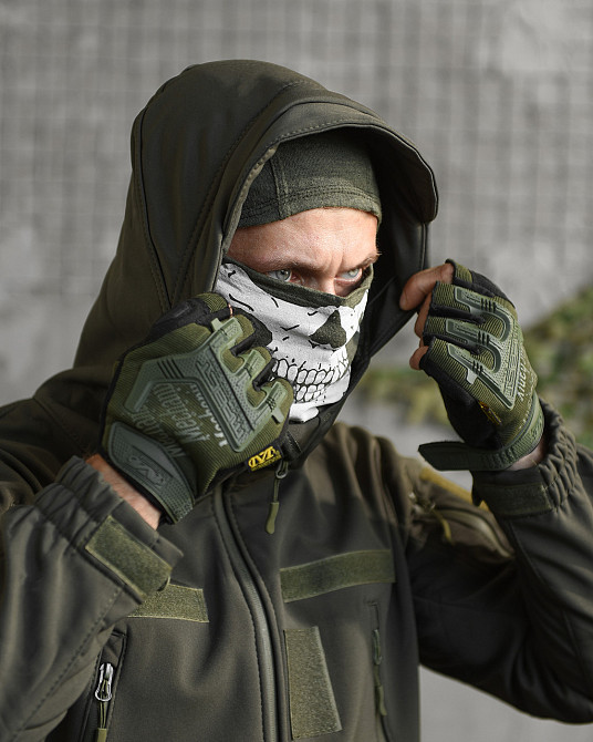 Костюм мужской одива софт шел весна демисезонный  хаки Одесса - изображение 15