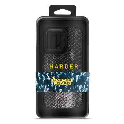 Чехол для мобильного телефона Harder Lizard Apple iPhone 15 Pro Max Black (ARM76873) Винница