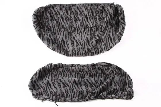 Чехли на сидіння хутряний чорний/графітний Вінниця