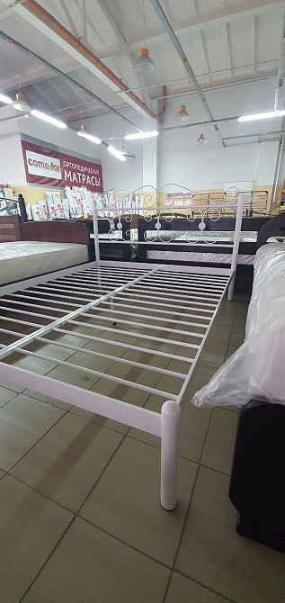 Кровать двухспальная BegoniyaDesign 160x200 светло-серый Киев - изображение 4