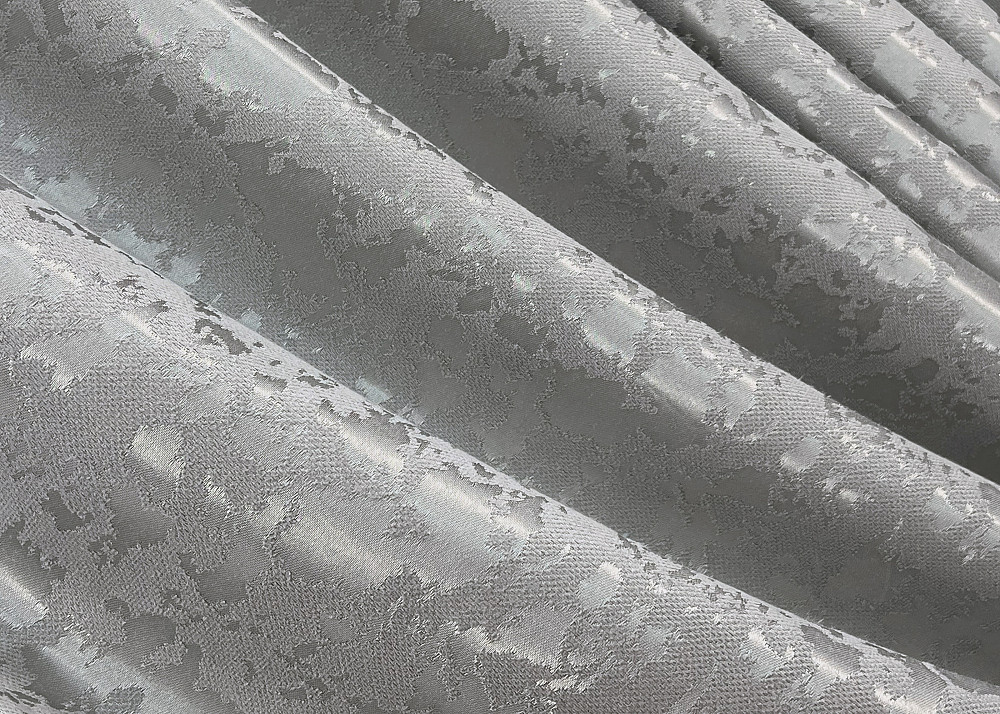 Комплект штор VR-Textil Льон Мармур 150х270 2шт і Тюль 600х270 1263ш-1400т Світло-сірий з білим 71-133/5 Київ - фото 6