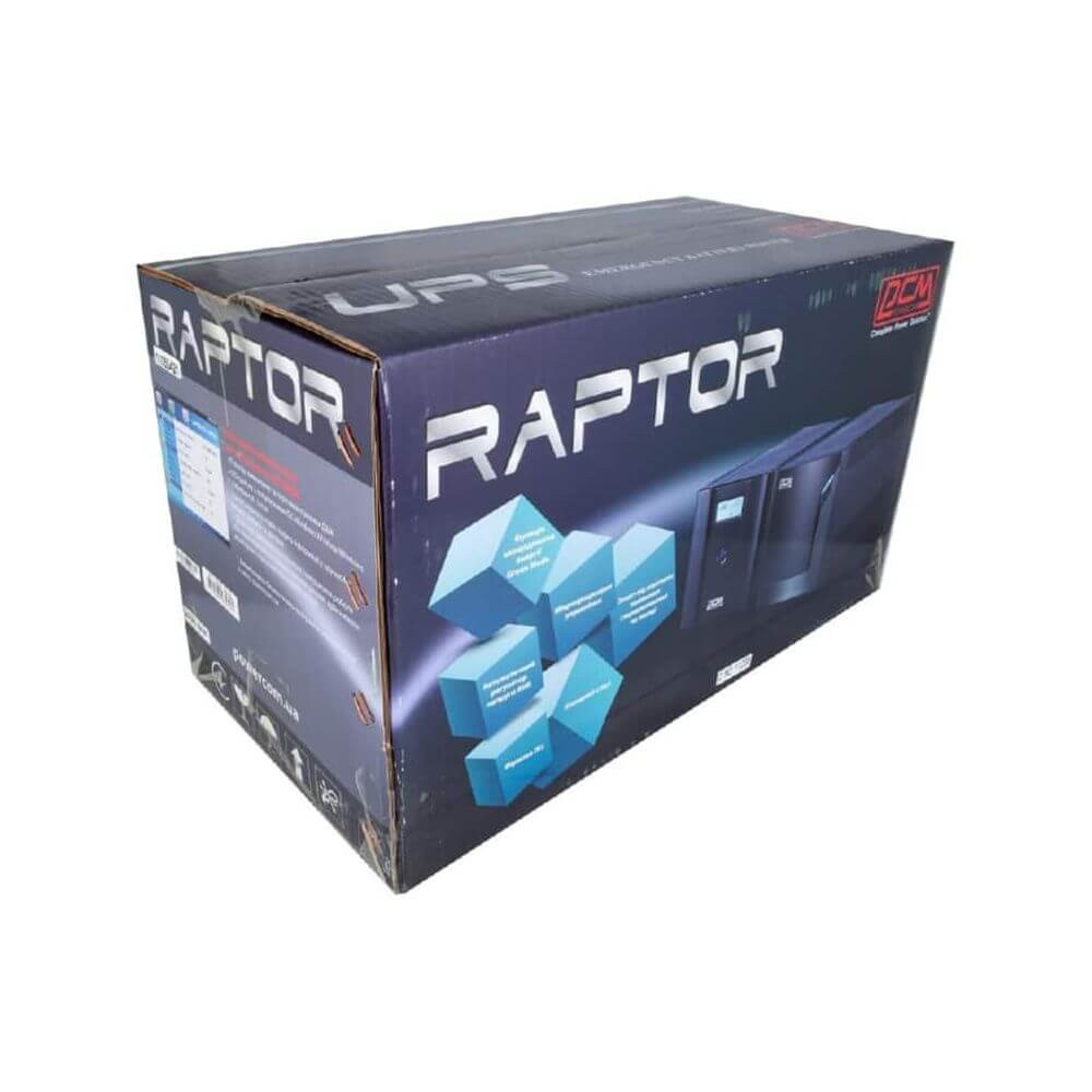 Джерело безперебійного живлення Powercom RPT-1025AP Schuko 1025ВА / 615Вт лінійно-інтерактивне Киев - изображение 4