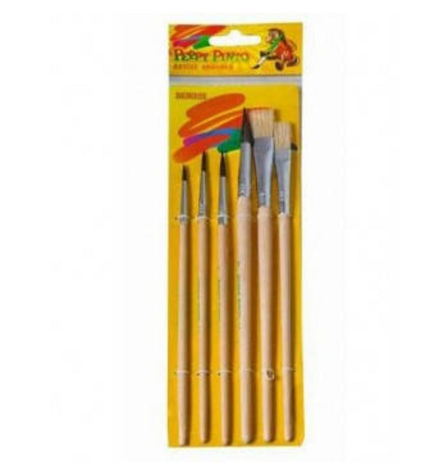 Набор кистей для рисования 6шт Киев - изображение 2