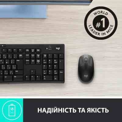 Мышка Logitech M190 Charcoal (910-005905) Винница