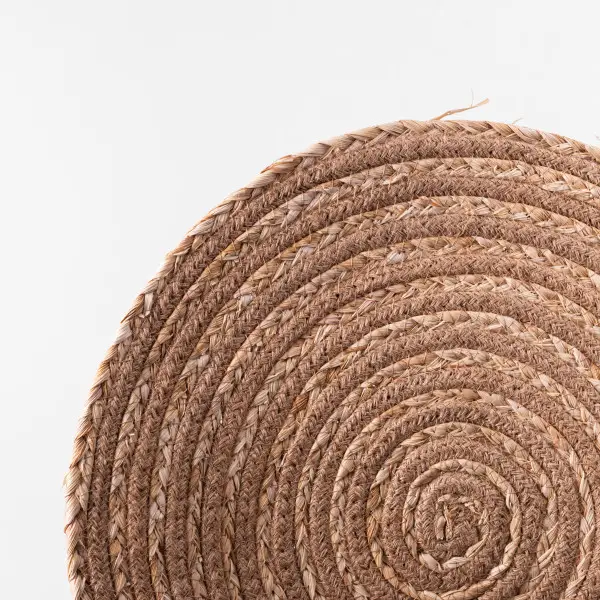 Серветка сервірувальна на стіл Ø39 (см) з ротанга під тарілки і столові прибори Бежевий HP-35-2 Коломыя - изображение 2