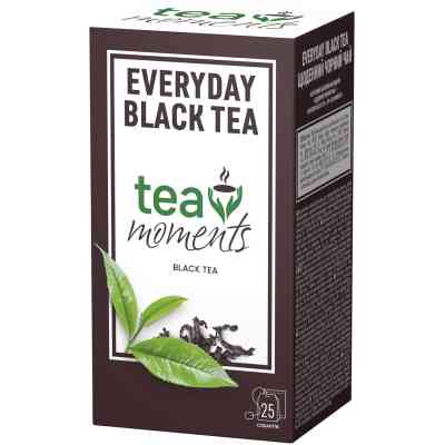 Чай Tea Moments Everyday Black Tea черный 25х1.8г (tm.00551) Винница