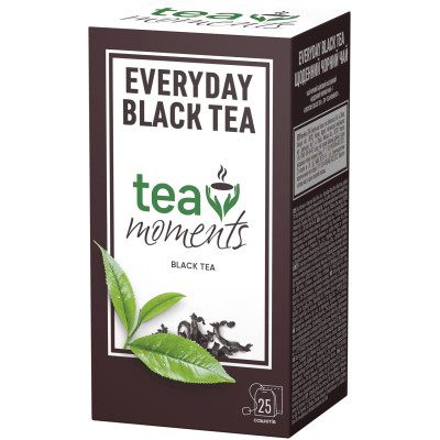 Чай Tea Moments Everyday Black Tea черный 25х1.8г (tm.00551) Винница - изображение 1