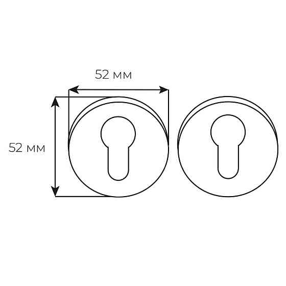 Накладка Comit RY мат чорний кл Cloud, Wind, Lucy (роз 6мм) Київ