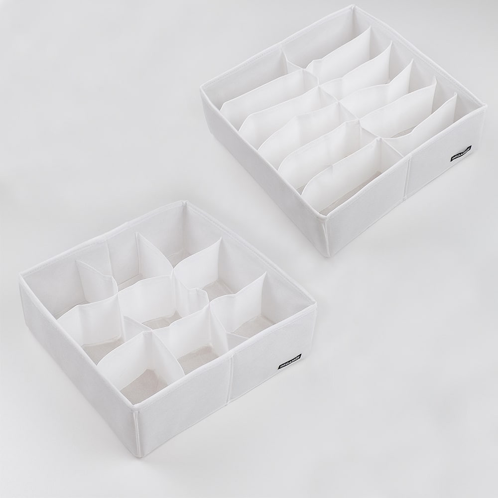 Набор органайзеров для нижнего белья 2шт wht002 (Белый) Сумы - изображение 1