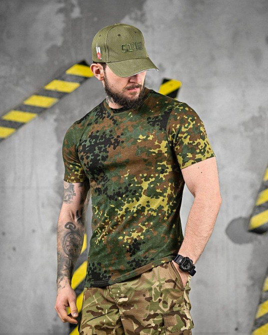 ХЛОПКОВАЯ тактическая футболка PATRIOT Bundeswehr ВТ5098 Одесса - изображение 3