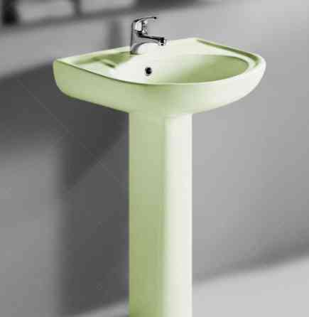 Комплект раковина + ножка RAK Ceramics Cynthia Wash Basin (57 см) Зеленый Винница