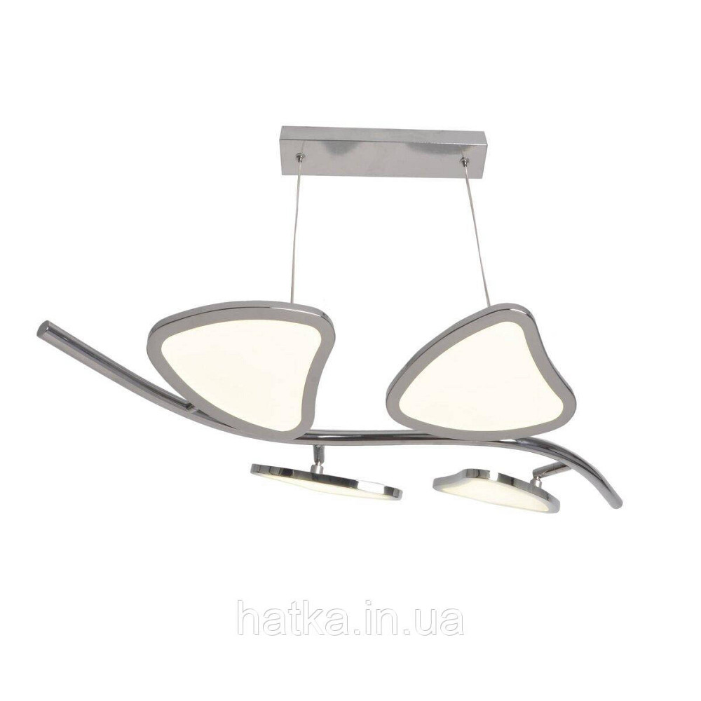 Люстра підвісна світлодіодна пелюстки біла Sirius 2901-4P (64W) Київ - фото 2