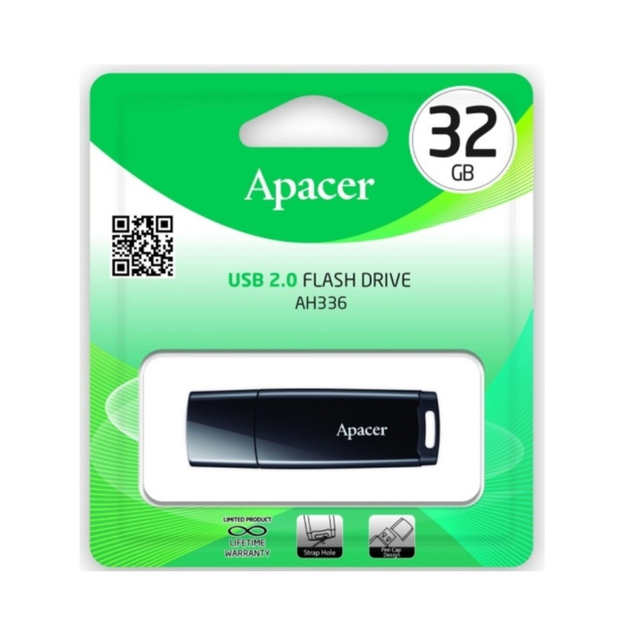 Флешка Apacer 32Гб USB 2.0 чорна Київ - фото 5