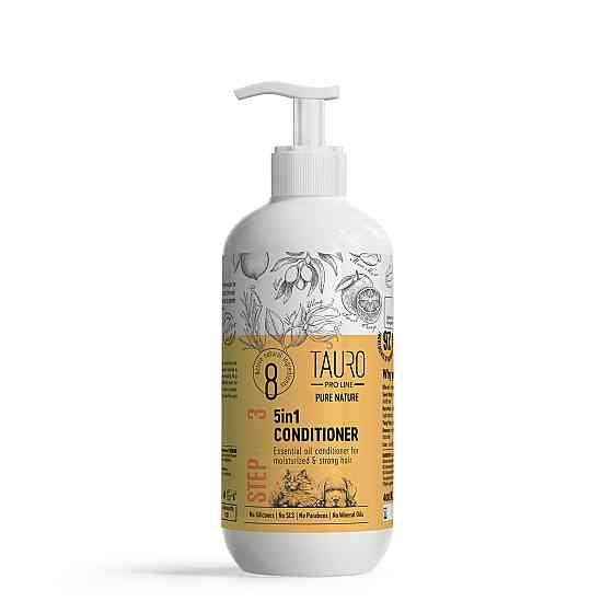Tauro Pro Line Pure Nature 5in1 Conditioner Зволожувальний кондиціонер для собак та котів, 400 мл Киев