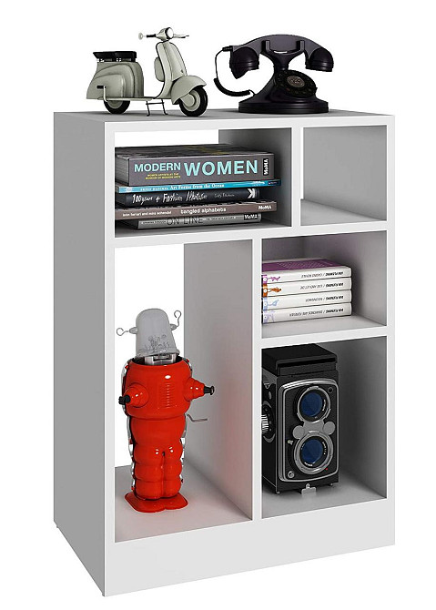 Книжковий стелаж "Бредбері 67" зефір Миколаїв - фото 1