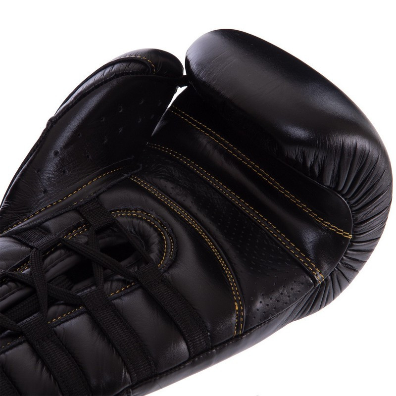 Рукавиці боксерські шкіряні на шнурівці UFC PRO Prem Lace Up UHK-75046 16 унцій Рукавички для боксу та єдиноборств Київ - фото 4