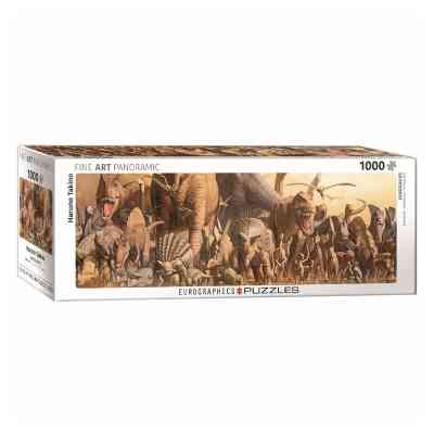 Пазл Eurographics Динозаври Харуо Такіно, 1000 елементів панорамний (6010-4650) Вінниця