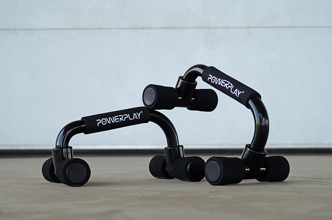 Упори для віджимань PowerPlay 4316 Push Up Bars пластикові (Скошені) Каменское - изображение 3