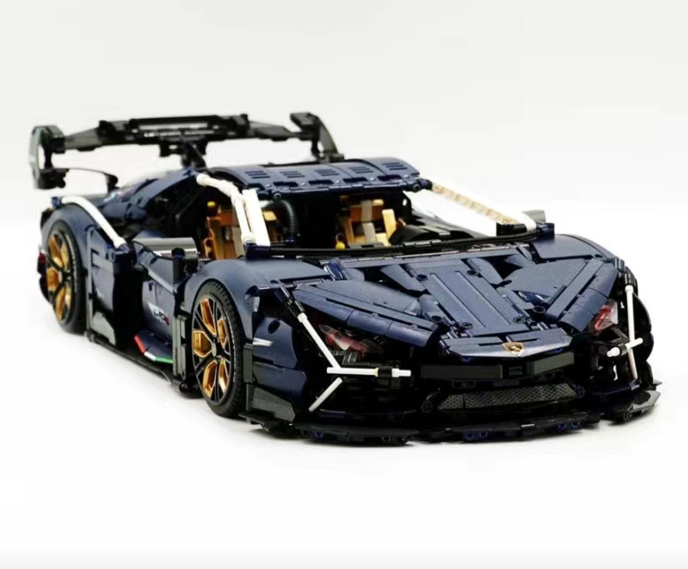 Конструктор машинка и GULY 10624 Lamborghini Aventador маштаб 1:8 4106 деталей Ламборджини Киев - изображение 5
