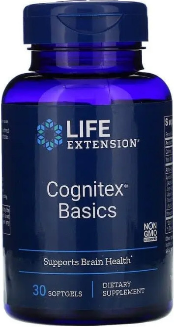Комплекс для пам'яті та роботи мозку Life Extension Cognitex Basics 30 капс Київ - фото 1