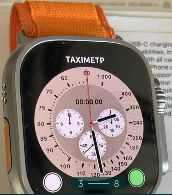 Смарт -Часы Apple Watch Ultra 49mm. Titanium Ceramic. Киев - изображение 6