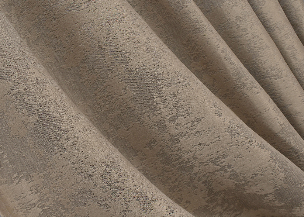 Комплект готових штор VR-Textil Жакард Sultan XO № 1680ш Темно-бежевий 150х270 см 2 шт (33-0569) Київ - фото 5