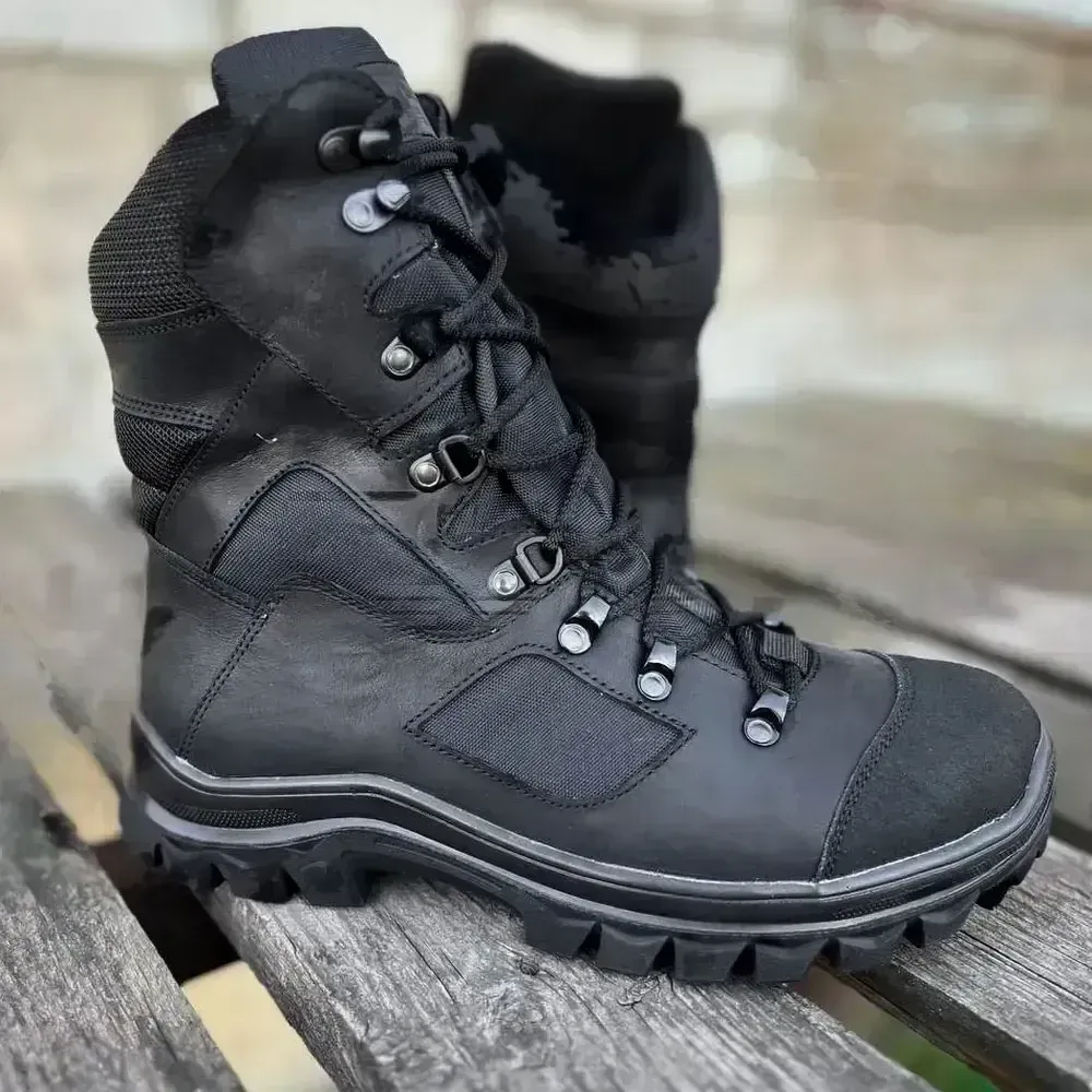 Берці тактичні демісезонні Stalker мембрана Gore-Tex чорні Запоріжжя - фото 5