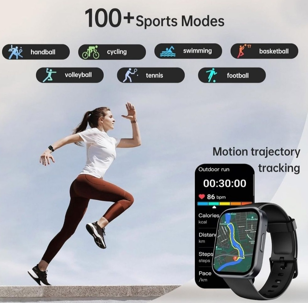 Смарт -Часы Oukitel BT103 Black Киев - изображение 3