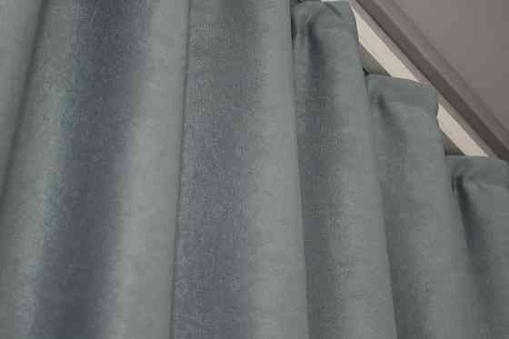 Комплект готових штор VR-Textil Льон Парма № 1340ш Сірий 150х270 см 2 шт (33-0184) Київ