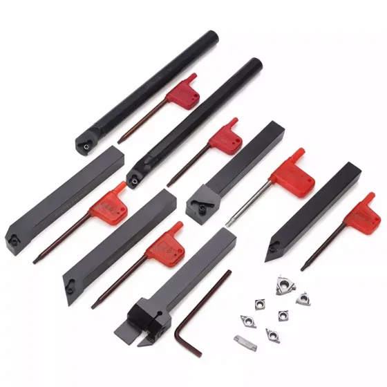 Набор токарных державок с пластинами и ключами, 7 шт Киев