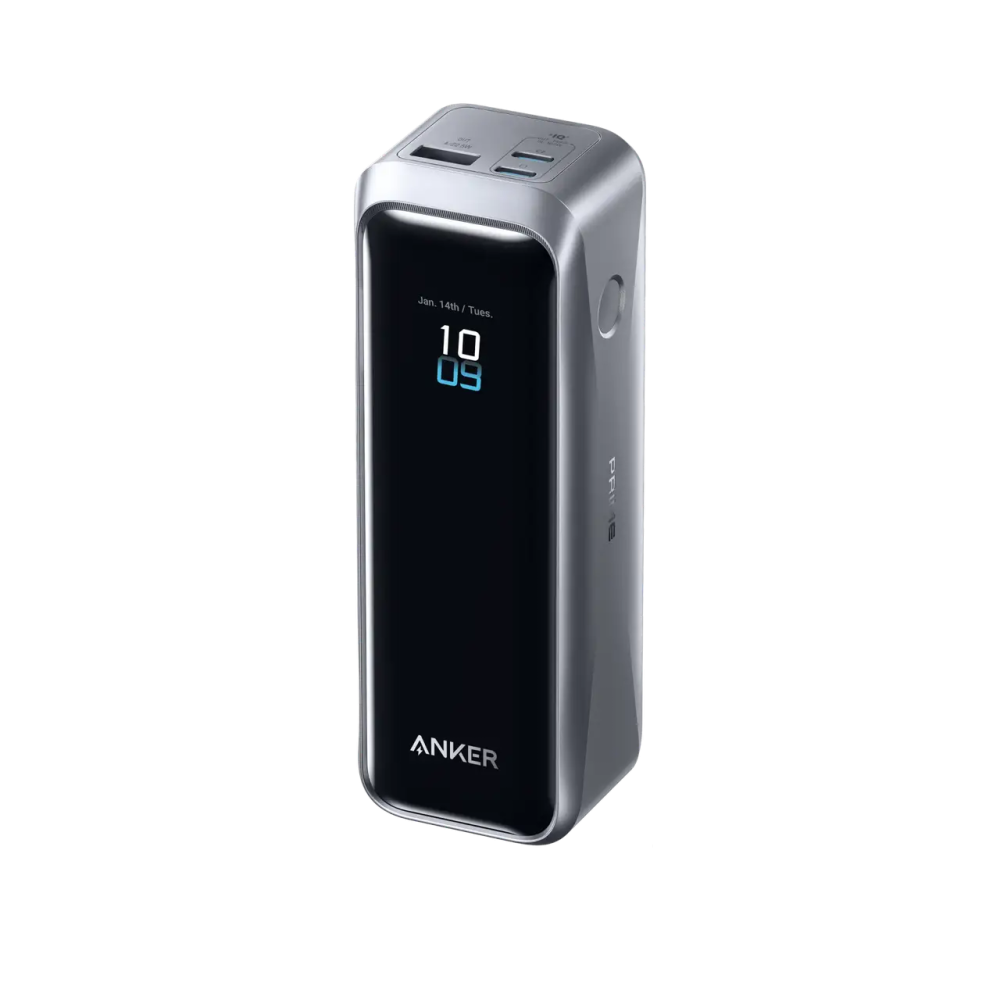 Зовнішній акумулятор Anker Prime Power Bank 20000 мА·год 220W, PD 140W, 3 порти, дисплей, швидка зарядка Київ - фото 1