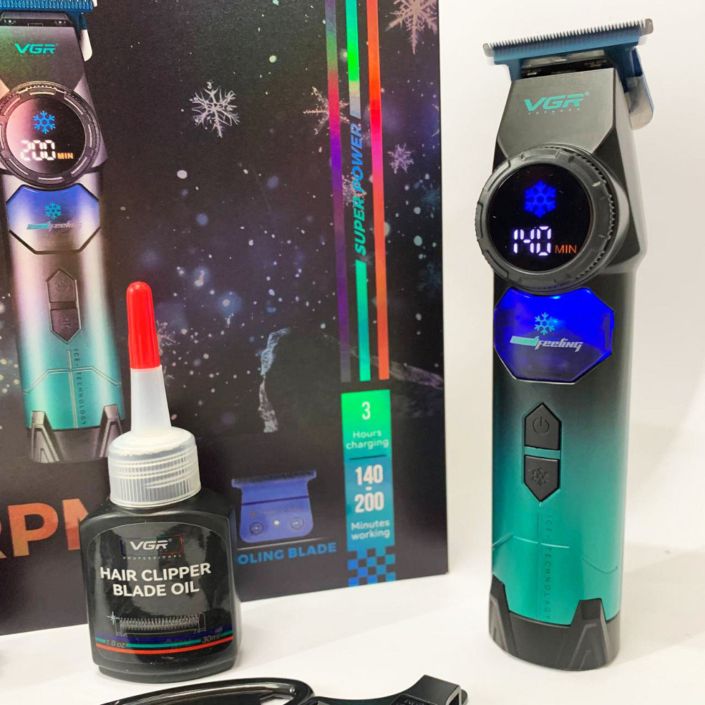 Машинка для стрижки окантовки, Машинка для стрижки волосся з універсальним живленням XM-96 Львів - фото 4