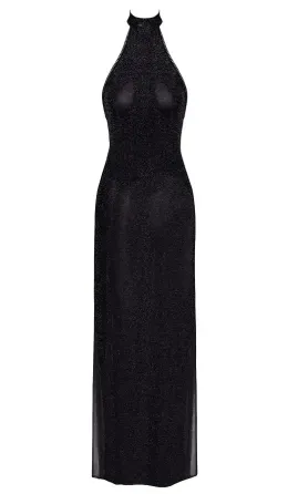 Сукня Noir Handmade F372 Onyx Twin-slit Long dress XS Львів