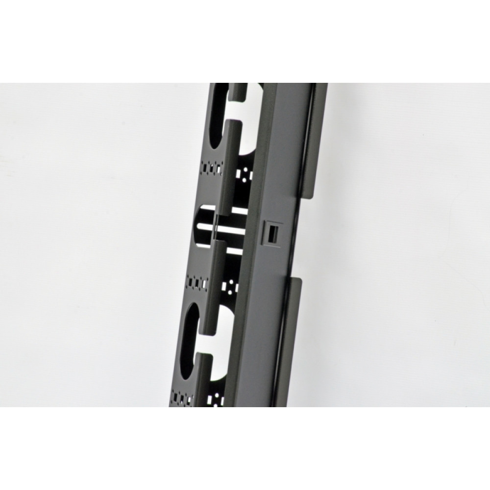 Боковий організатор кабелю з кришкою до шаф CMS MGSE 42U, чорний Киев - изображение 5