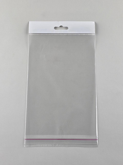 Пакеты полипропиленовые с еврослотом клапаном и липкой лентой 14,5*20+4\25мк +скотч(+еврослот3,5) (1000 шт) Харьков - изображение 1