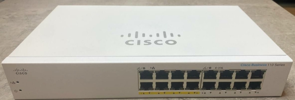 Коммутатор сетевой Cisco cbs 110-16pp.Серія Cisco Киев - изображение 1