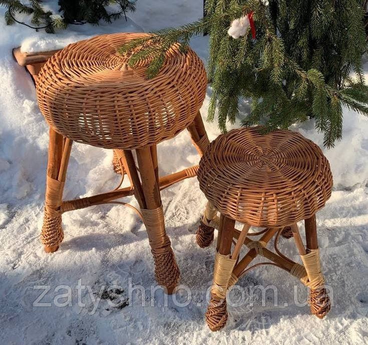 Табуретка плетеная разных размеров Киев - изображение 2