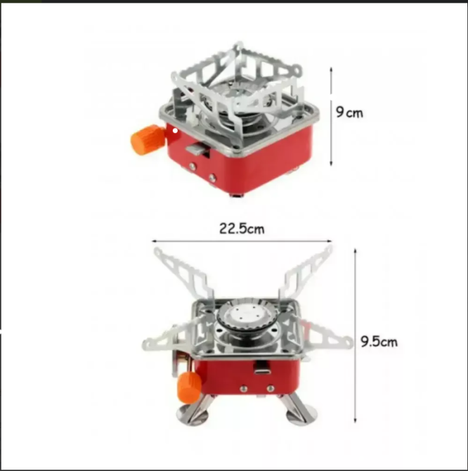 Газовий туристичний пальник K-202 (MA-100S/DK-185) з чохлом — легкий і компактний для дачі та походів Одеса - фото 9