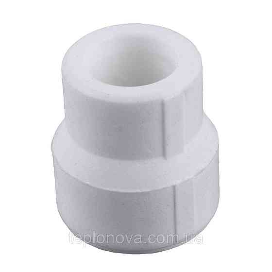 Муфта редукционная Kalde PPR ф32x25 внутренняя-внутренняя (белый)  12055 Черновцы