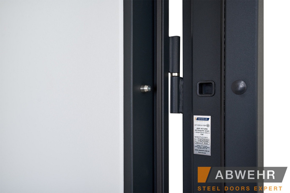 Двері вуличні, модель 506 Nordi Glass RAL 7021Т зі склопакетом 860 Київ - фото 10